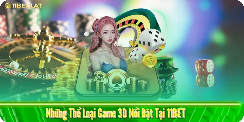 Những Thể Loại Game 3D Nổi Bật Tại 11BET